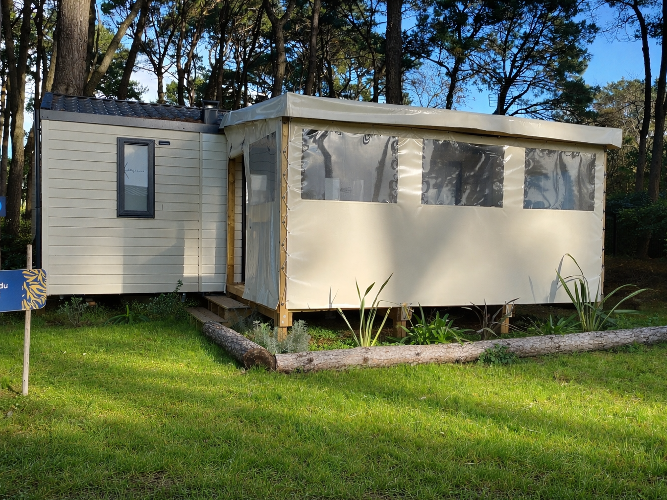 mobilhome 2 chambres confort + au camping Ushua�a villages l'estuaire