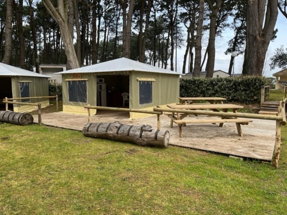 tente toil�e h�bergement accueil v�lo en Loire Atlantique