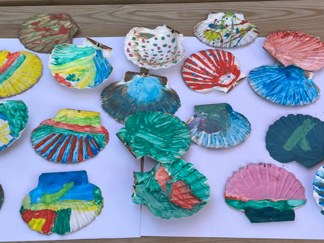 animation coquillage au camping usha�a villages l'estuaire