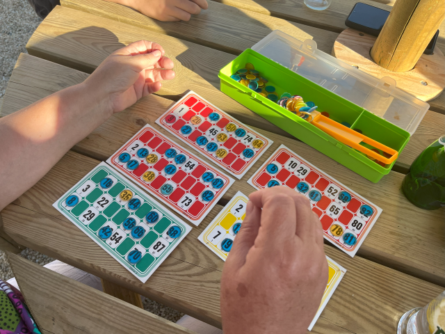 animation loto au camping usha�a villages l'estuaire