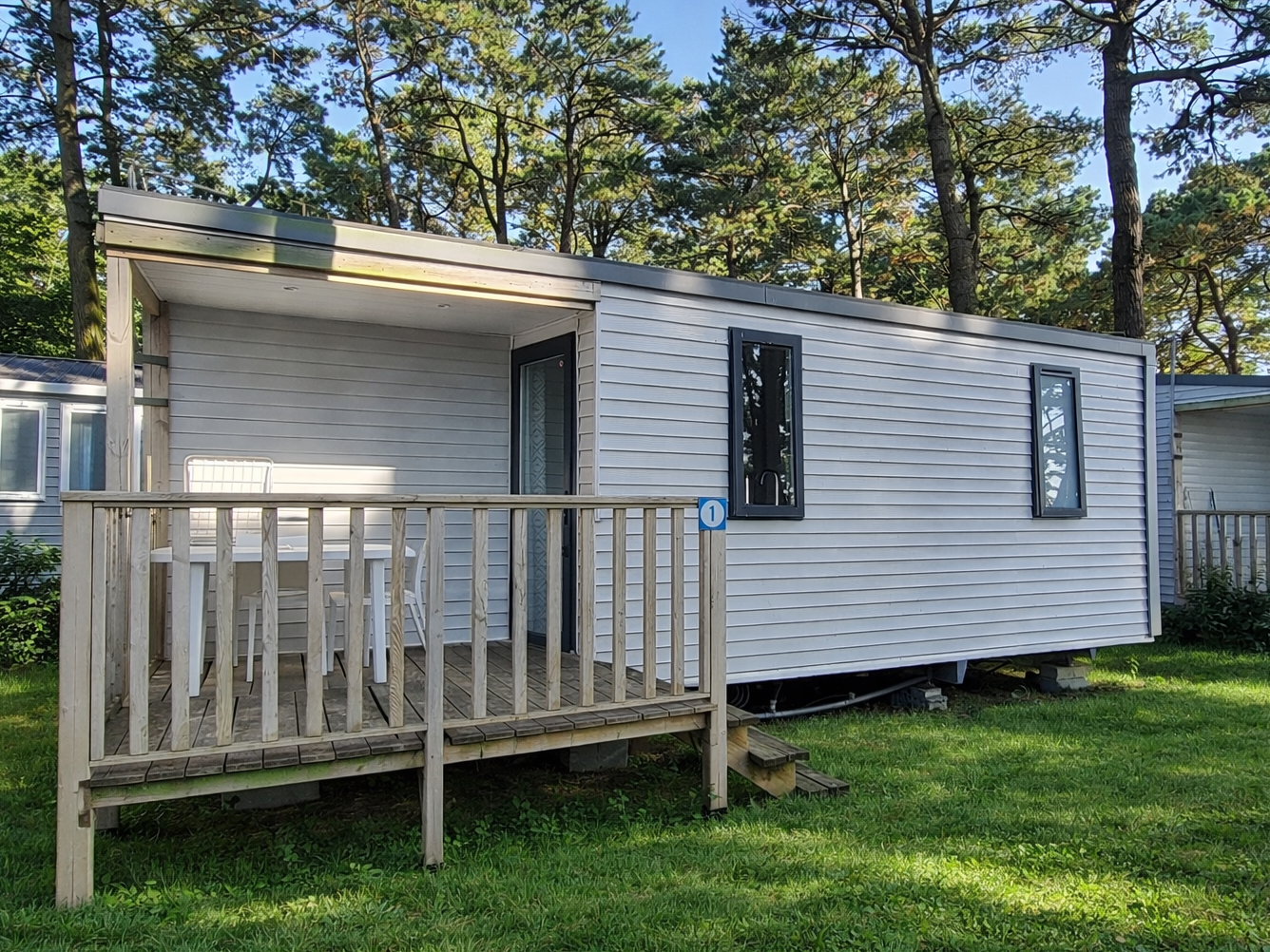 mobilhome 2 chambres classique au camping Ushua�a villages l'estuaire